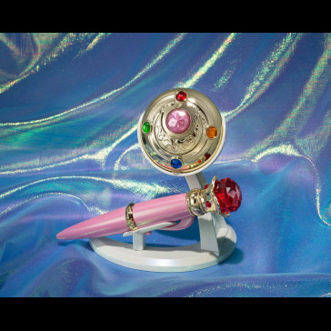 BANDAI - Sailor Moon Proplica Replicas Transformation Brooch & Disguise Pen Set Brilliant Color Edition