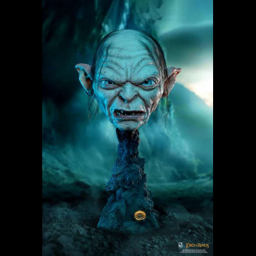 PURE ARTS - Lord of the Rings: Gollum 1:1 Scale Art Mask Statue