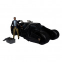 McFARLANE - DC Multiverse Vehicle Tumbler Batmobile with Lucuis Fox (The Dark Knight) (Gold Label)