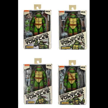 NECA - Teenage Mutant Ninja Turtles Mirage Comics Set di 4 A.Figure