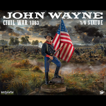 INFINITE STATUE - John Wayne Civil War 1863 1/6 Statue