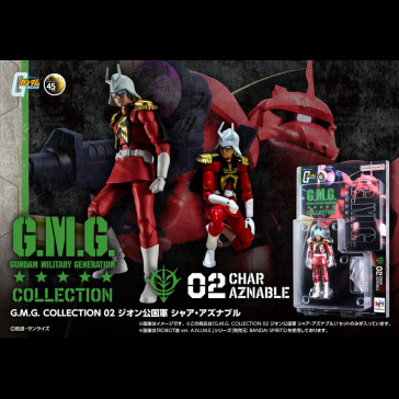 GOODSMILE - Mobile Suit Gundam G.M.G. Collection 02 Action Figure Principality of Zeon Char Aznable 10 cm