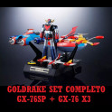BANDAI - Gx-76sp Grendizer Anime Color Version + GX-76X3 SET COMPLETO