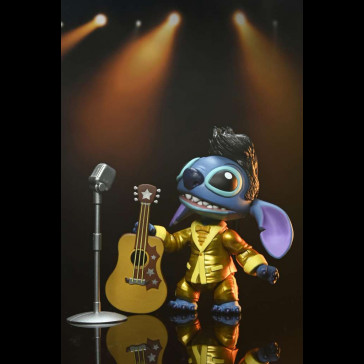NECA - Disney Lilo & Stitch Gold Suit Elvis Stitch Ultimate