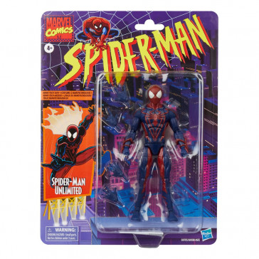 HASBRO - Spider-Man Marvel Legends Retro Action Figure Spider-Man Unlimited 15 cm