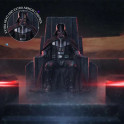 IRON STUDIOS - Star Wars Art Scale Statue 1/10 Darth Vader on Throne 18 cm