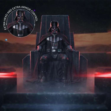 IRON STUDIOS - Star Wars Art Scale Statue 1/10 Darth Vader on Throne 18 cm