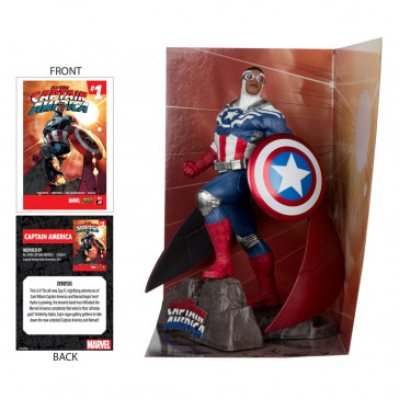 McFARLANE - Marvel Collection PVC Statue 1/10 Captain America (All-New Captain America 1) 17 cm McFARLANE - Marvel Collection PVC Statue 1/10 Captain America (All-New Captain America 1) 17 cm