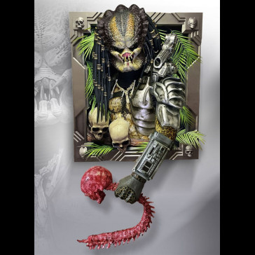 HOLLYWOOD COLLECTIBLES - Predator Life-Size Wall Sculpture Predator 45 x 81 x 94 cm