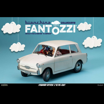 INFINITE STATUE - Fantozzi e Filini la Bianchina al campeggio 1/18 die-cast Standard Edition