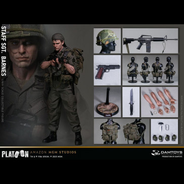 DAMTOYS - Platoon Action Figure 1/6 Staff Sergeant Barnes 30 cm