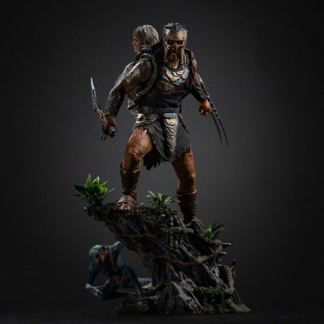 IRON SUDIOS - Predator: Badlands Art Scale Statue 1/10 Predator Dek & Thia 27 cm