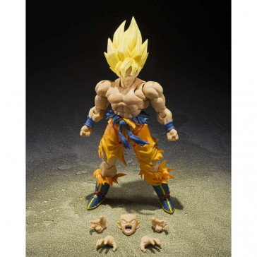 BANDAI - Dragon Ball S.H. Figuarts Action Figure Super Saiyan Son Goku Legendary Super Saiyan (Best Selection) 15 cm