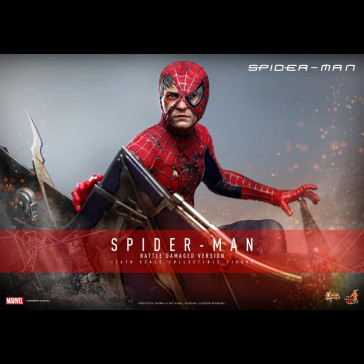 HOT TOYS - Spider-Man Movie Masterpiece Action Figure 1/6 Spider-Man (Battle Damaged Version) 30 cm