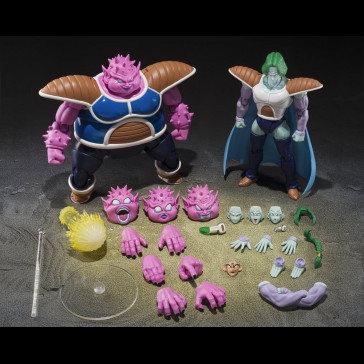 BANDAI - Dragon Ball Z S.H. Figuarts Action Figure Dodoria & Zarbon Bardock the Father of Goku 16 cm