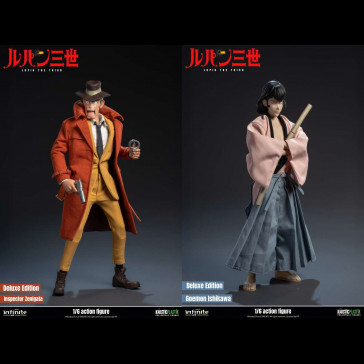 INFINITE STATUE DELUXE - Lupin the 3rd "The italian adventure" Goemon & Zenigata 1/6 A. Figure