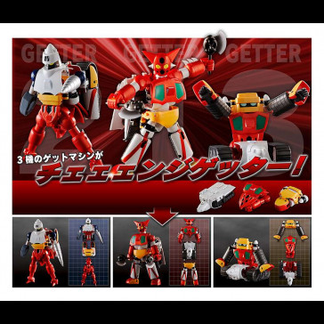 FREEING - Getter Robot Dynamic Change Mini Figure Set