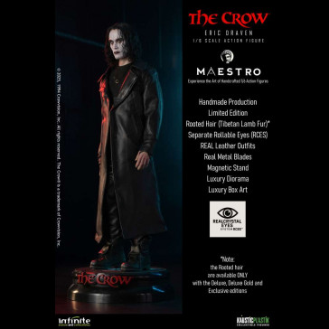 INFINITE STATUE DELUXE EDITION - The Crow Eric Draven 1/6 Luxury Maestro A.Figure