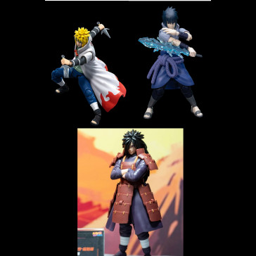 BLOKEES - Naruto Shippuden Madara Uchiha - Sasuke - Minato model kit