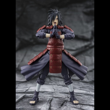 BANDAI - Naruto Shippuden S.H.Figuarts Action Figure Madara Uchiha Legend of Darkness 17 cm