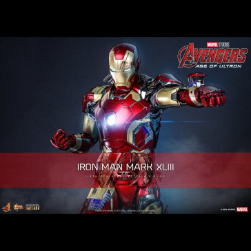 HOT TOYS - Avengers: Age of Ultron Movie Masterpiece Diecast Action Figure 1/6 Iron Man Mark XLIII (2.0) 32 cm