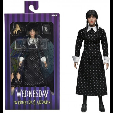 NECA - Wednesday Action Figure Mercoled&igrave; Addams Clothed (Classic Dress) 20 cm