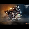 HOT TOYS - Star Wars: The Mandalorian & Grogu Movie Masterpiece Action Figure 1/6 The Mandalorian and Grogu 31 cm