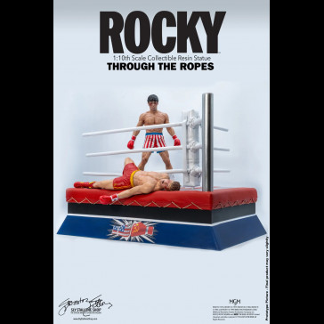 STALLONE SHOP - Rocky Over Drago Through The Ropes 1/10 Statue