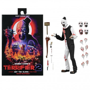 NECA - Terrifier 2 Ultimate Action Figure Art the Clown (Blood Splattered) 18 cm