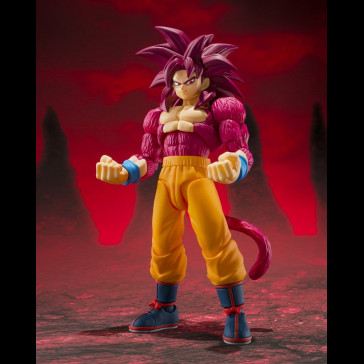 BANDAI - Dragon Ball S.H. Figuarts Action Figure Super Saiyan 4 Son Goku -Daima- 15 cm