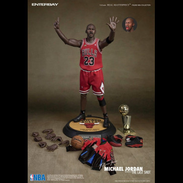 ENTERBAY - NBA Collection Real Masterpiece Actionfigur 1/6 Michael Jordan Series 2 (Road Jersey Edition) 33 cm