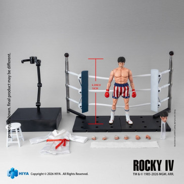HIYA TOYS - Rocky IV Exquisite Super Series Action Figure 1/12 Rocky Boxer Version 16 cm