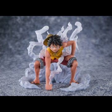 BANDAI - One Piece FiguartsZERO PVC Statue Monkey D. Luffy Summit Battle Reissue 12 cm