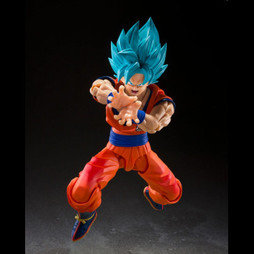 BANDAI - Dragon Ball Super S.H.Figuarts Super Saiyan God Super Son Goku (Blue power transcending Limits)