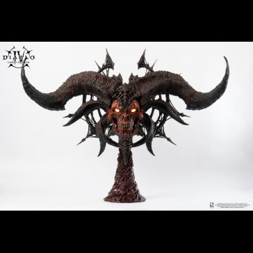 PURE ARTS - Diablo IV Art Mask Replica 1/1 Scale Lord of Hatred Mephisto 94 cm