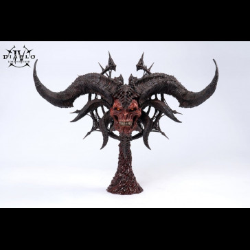 PURE ARTS - Diablo IV Art Mask Replica 1/2 Scale Mephisto 43 cm