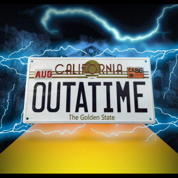 FANATTIK - Back To The Future - License Plate Official Replica