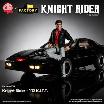 RAMEN TOY - Knight Rider Supercar 1/12 K.I.T.T. with Michael Knight