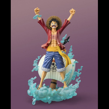 BANDAI - One Piece Figuarts ZERO (STARTune) PVC Figure Monkey D. Luffy -Setting out for the New World- 25 cm