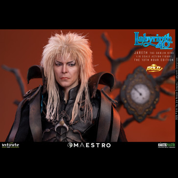 INFINITE STATUE 13TH HOUR ED. GOLD - Labyrinth Jareth The Goblin King 1/6 Action Figure