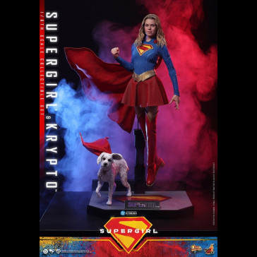 HOT TOYS - DC Comics Movie Masterpiece Action Figure Set Supergirl & Krypto 28 cm
