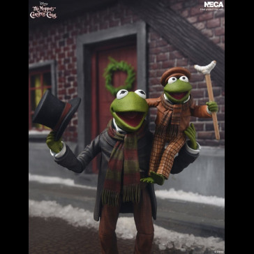 NECA - The Muppet Christmas Carol Ultimate Action Figures 2-Pack Kermit as Bob Cratchit & Robin as Tiny Tim 18 cm