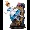 BEAST KINGDOM - Alice In Wonderland & The Cheshire Cat Master Craft Statue