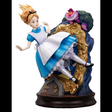 BEAST KINGDOM - Alice In Wonderland & The Cheshire Cat Master Craft Statue