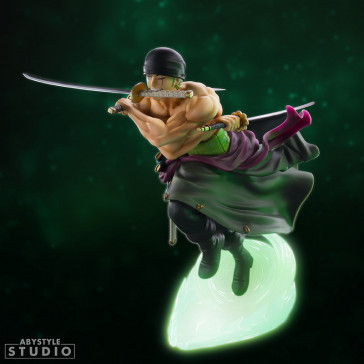 ABYSTYLE - One Piece Zoro Glow in the Dark 1:10 statua
