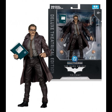 McFARLANE - DC Multiverse Action Figure Commissioner James Gordon (The Dark Knight Trilogy) Deluxe Theatrical Edition 18 cm