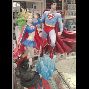 SIDESHOW - Superman & SUpergirl Set Premium Format 1/4